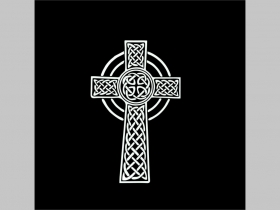 Gotický kríž  malá potlačená nášivka rozmery cca. 12x12cm (neobšívaná)